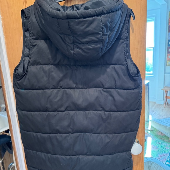Nordstrom Zella Women’s Black Puffer Vest Hooded Sz XS - Picture 7 of 11